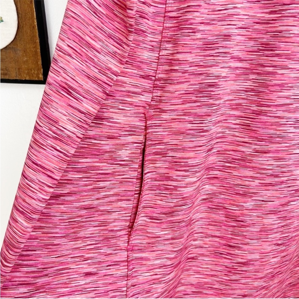 Lane Bryant Pink Space-Dye V-Neck Sleeveless Tunic Dress - Picture 8 of 11